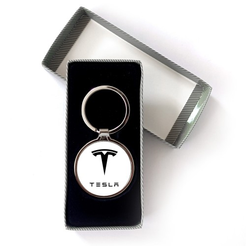 Луксозен Метален Ключодържател Tesla | Аксесоар в Подаръчна Кутия Луксозен Метален Ключодържател Tesla | Аксесоар в Подаръчна Кутия