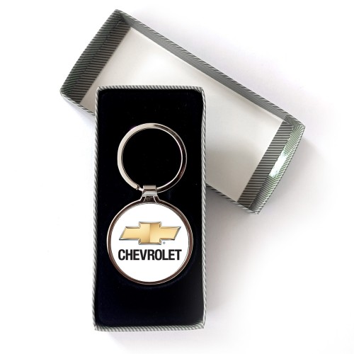 Метален Ключодържател Chevrolet - Златна Папионка Лого | Американски Стил Метален Ключодържател Chevrolet - Златна Папионка Лого | Американски Стил